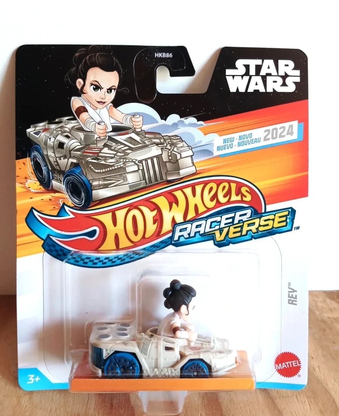 Voiture Star Wars Rey 1:64 Mattel Hot Wheels Racer Verse